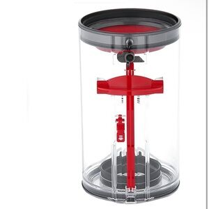 Dyson Red and Gray Vacuum Canister